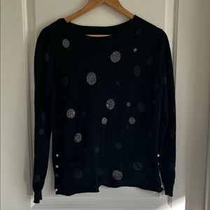 Unbranded rhinestone festive sweater size small/medium